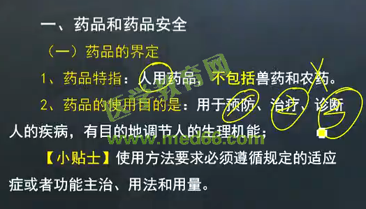 2016年執(zhí)業(yè)藥師考試《藥事管理與法規(guī)》醫(yī)學教育網(wǎng)課程與試題對比