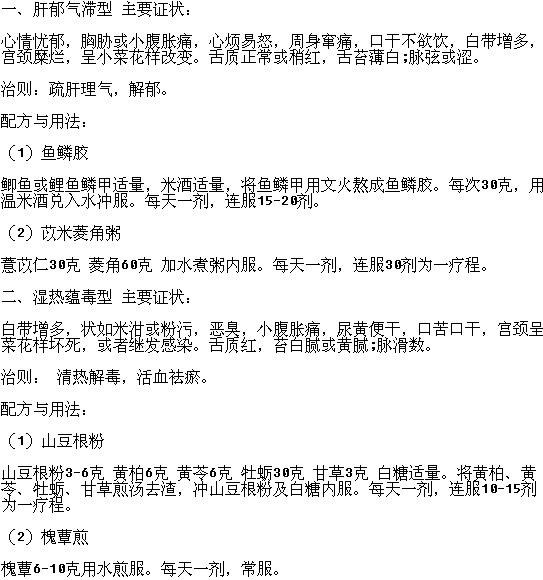 宮頸癌患者食療止痛的方法有哪些？