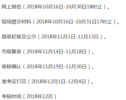 　　四川省巴中市2018年中醫(yī)醫(yī)術確有專長醫(yī)師資格考試報名時間