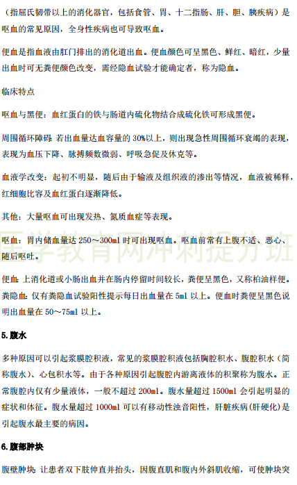 2019年臨床執(zhí)業(yè)醫(yī)師“實踐綜合”歷年必考的14個知識點梳理！