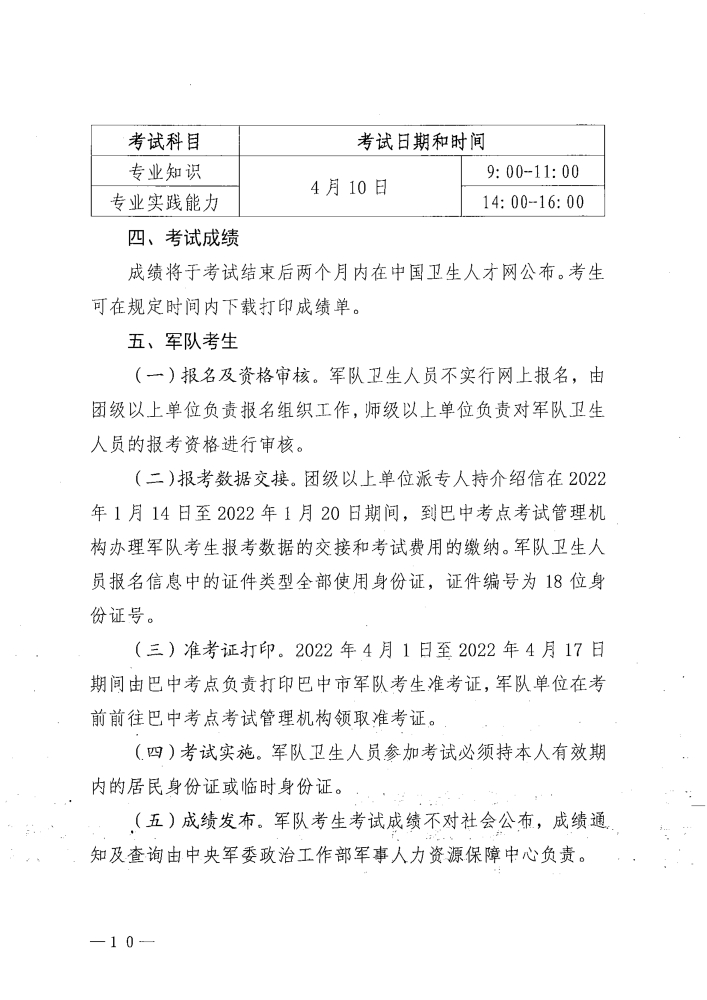 關(guān)于做好2022年度衛(wèi)生專業(yè)技術(shù)資格考試工作的通知_image10_out