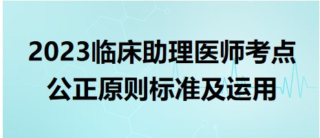 公正原則標準及運用